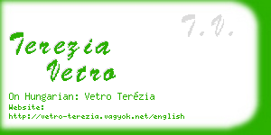 terezia vetro business card