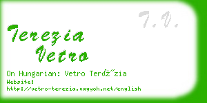 terezia vetro business card